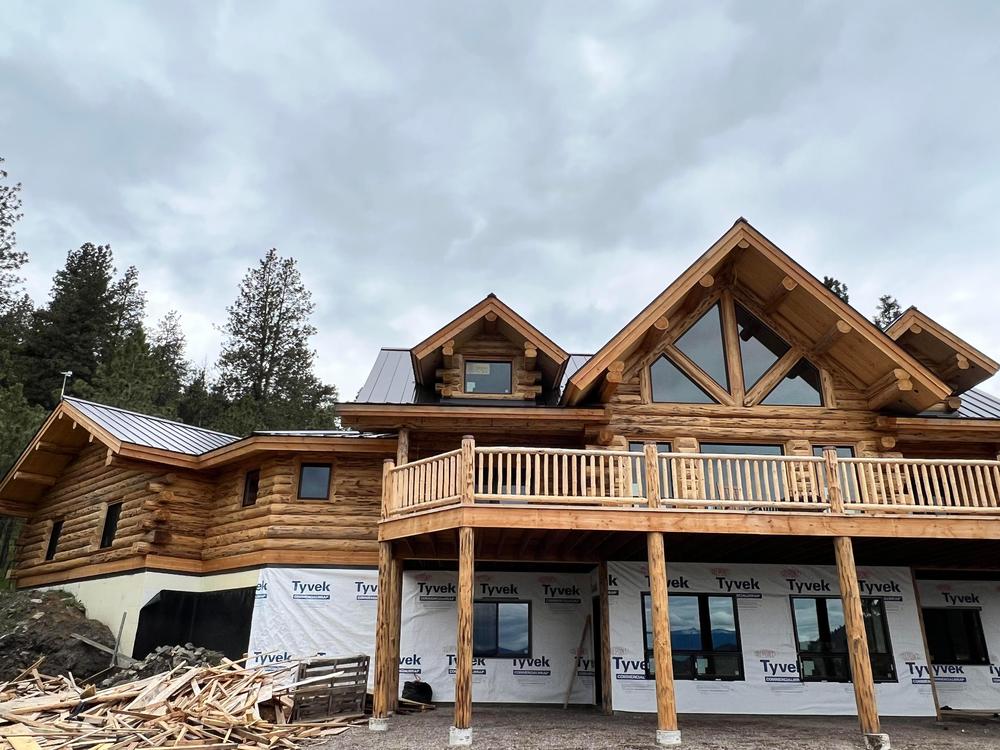 Steve Holett worked 12 to 15 hours a day to build their home for retirement.