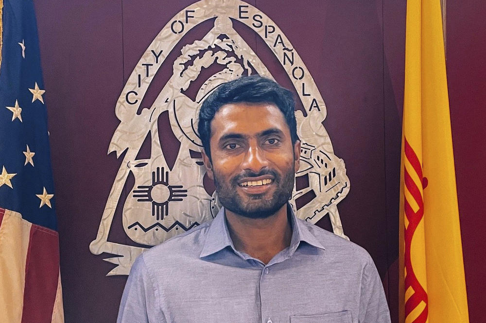 This undated photo shows Muhammad Afzaal Hussain, 27, a planning and land use director who was killed in Albuquerque, on Aug. 1.