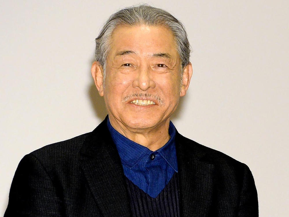 Issey Miyake is shown at the National Art Center in Tokyo on March 15, 2016.