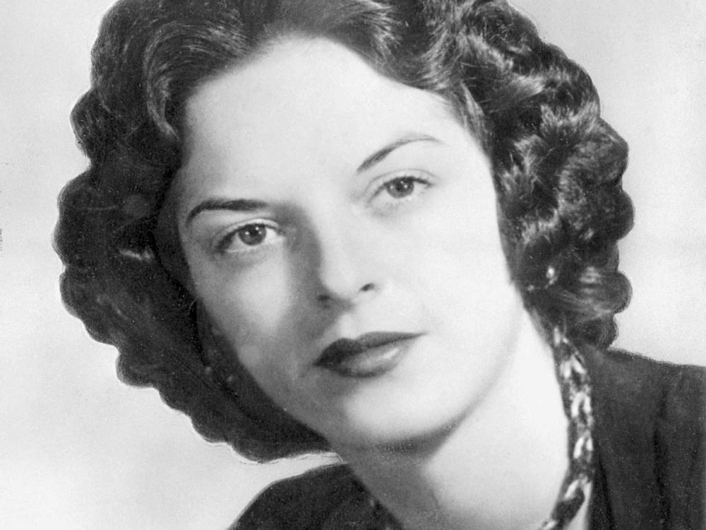 In this 1955 file photo, Carolyn Bryant poses for a photo. A grand jury in Mississippi has declined to indict the white woman, Carolyn Donham, known as Carolyn Bryant, whose accusation set off the lynching of Black teenager Emmett Till nearly 70 years ago.