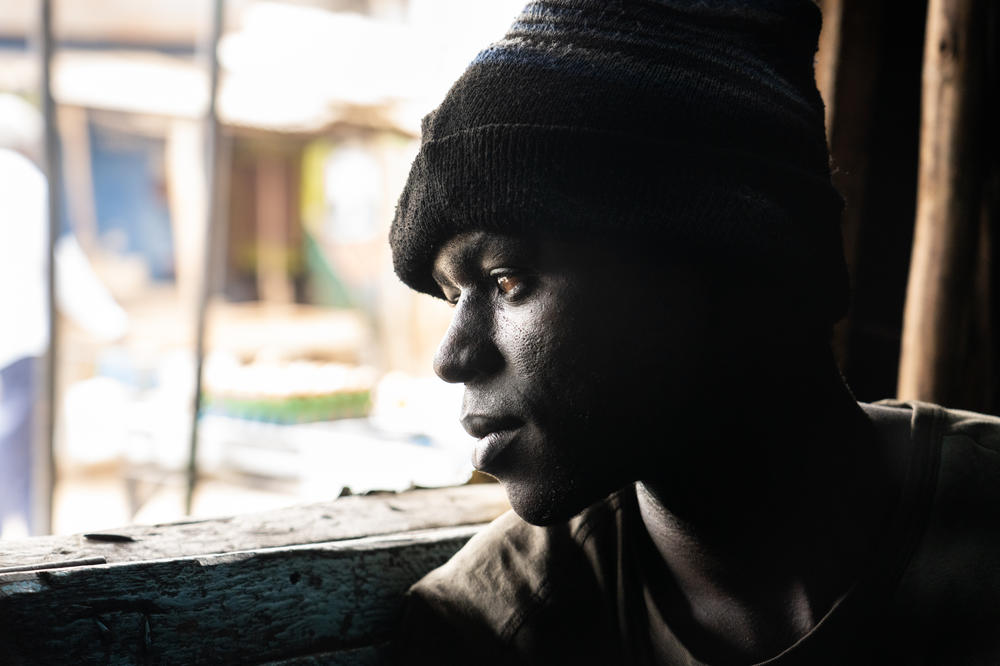 Sam Papa, 27, didn't leave his coal store in Mathare all day. He says every election period, politicians drop off money and promises. But after elections, nothing changes. At the moment, he says, his neighbors can't afford the basics. They vote, he says, because the constitution demands it. But, in the end, he knows that Kenyans are on their own.