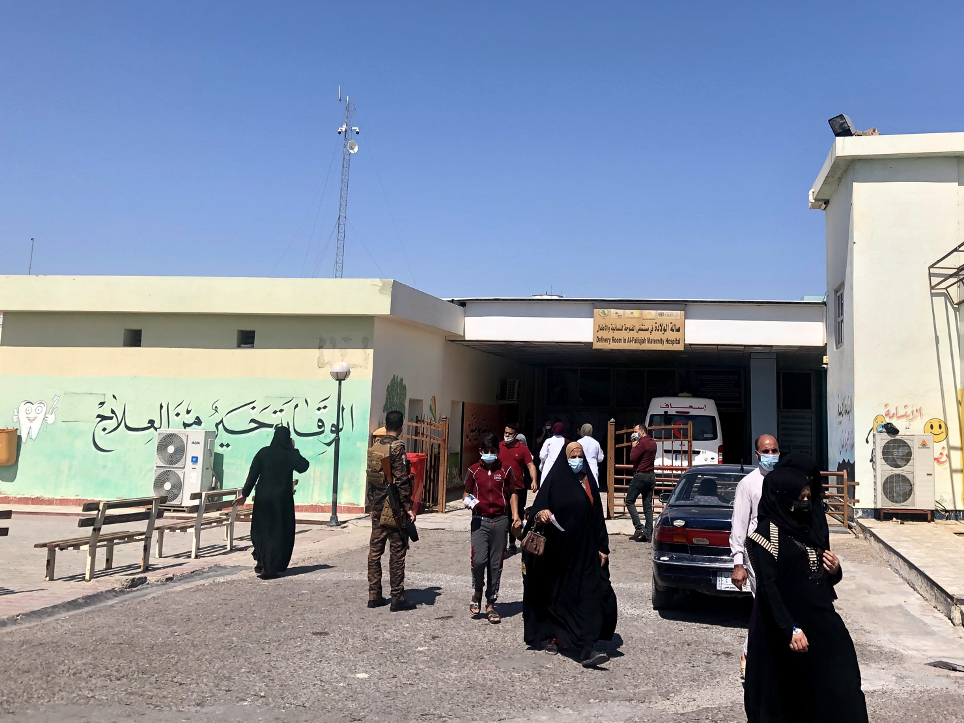 Fallujah Hospital still suffers because of the damage it sustained during bombardments of the city.