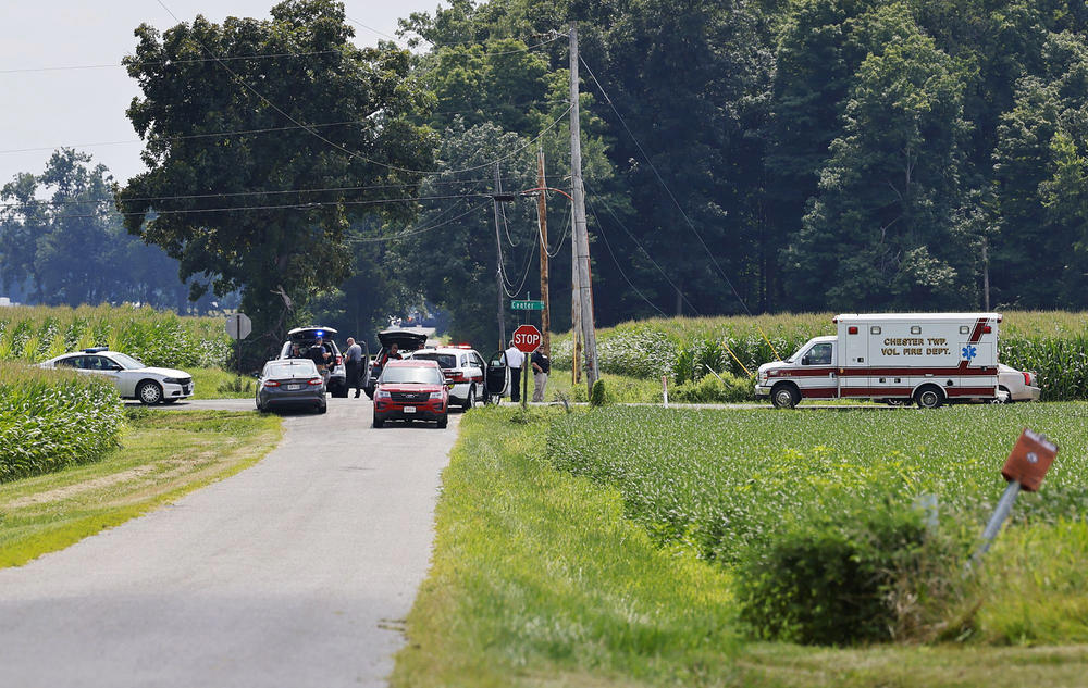 The area in Clinton County, Ohio was closed for hours during a standoff Thursday after an armed man tried to breach the FBI's Cincinnati office and fled north on the highway.