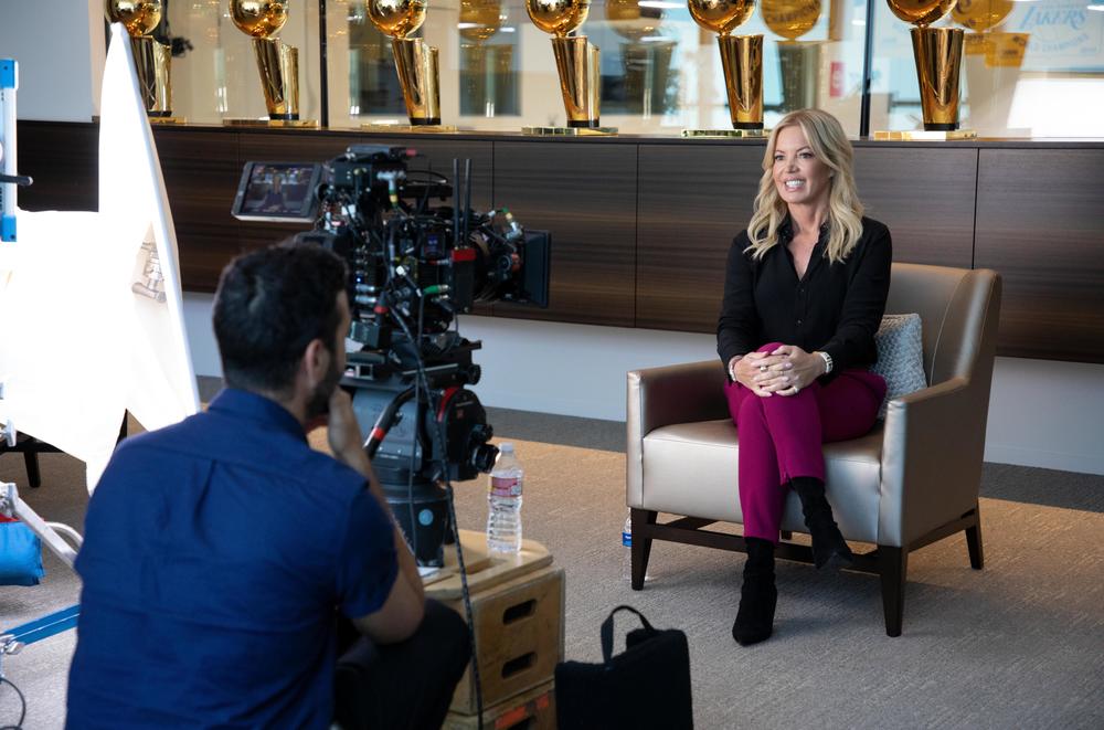 Jeanie Buss, an executive producer on 