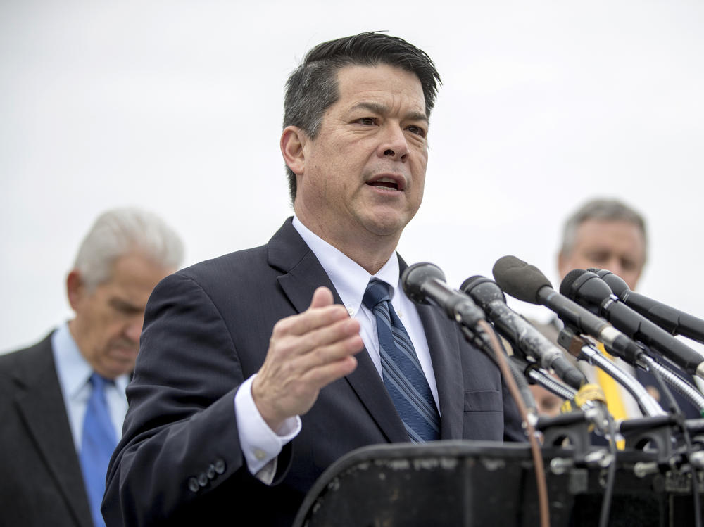 Then-California Rep. TJ Cox speaks at a news conference on Capitol Hill in Washington on Jan. 17, 2019.