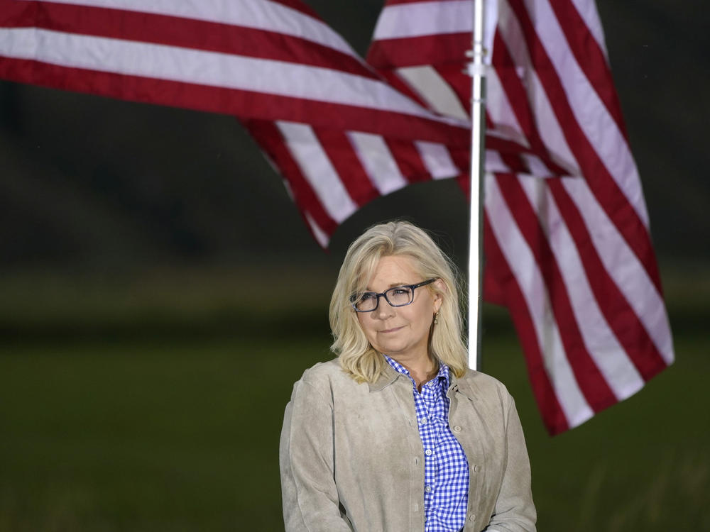Rep. Liz Cheney, R-Wyo., appears at an Election Day gathering in Jackson, Wyo., to concede defeat in a GOP primary to Harriet Hageman, who was backed by former President Trump. Cheney vows that she will carry on her work to make sure Trump doesn't return to the presidency.