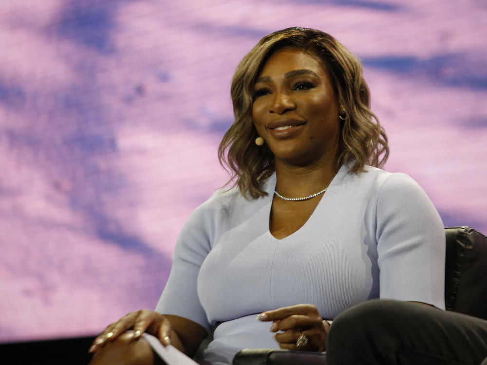 Serena Williams, professional tennis player and businesswoman, speaks during the Bitcoin 2022 Conference at the Miami Beach Convention Center in April in Florida.