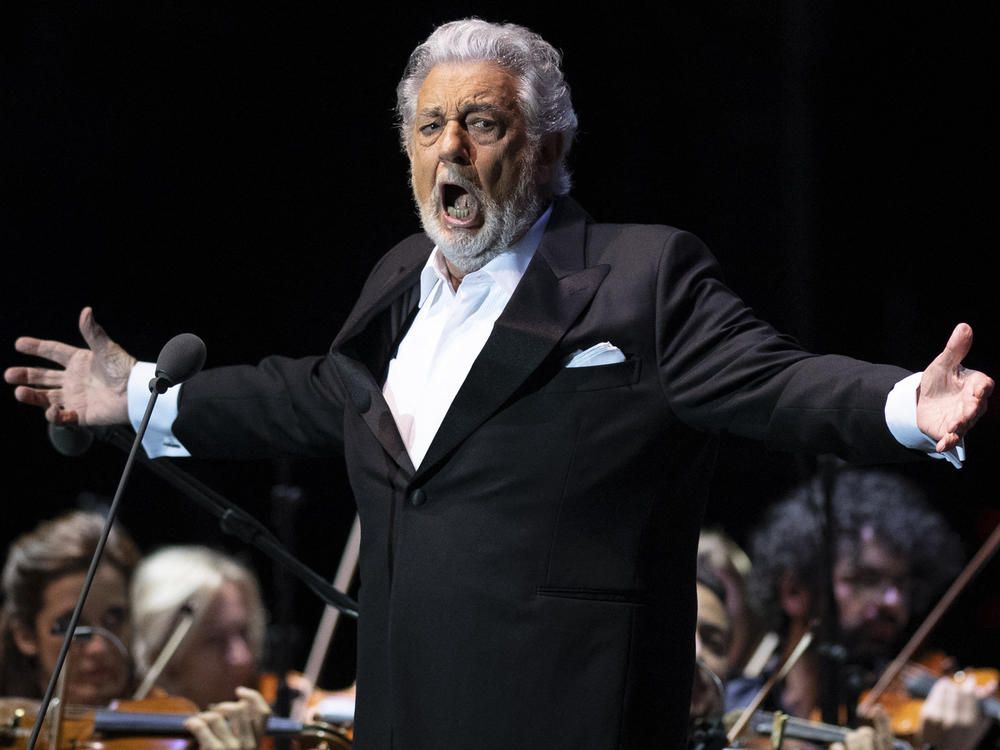 Opera star Plácido Domingo, performing at a concert in Marbella, Spain on July 11.