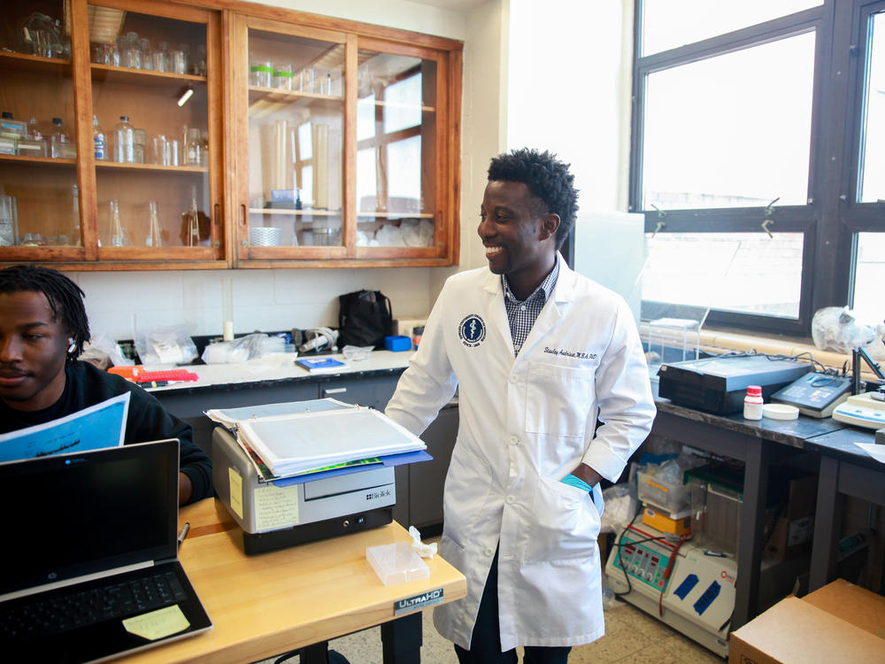 Stanley Andrisse says his 21-year-old self, who was once facing 20 years to life in prison, could never have imagined his life today: Andrisse is now an endocrinologist, scientist and professor at Howard University's College of Medicine. He has a Ph.D., an MBA, and a lab full of students who affectionately call him Dr. Stan.