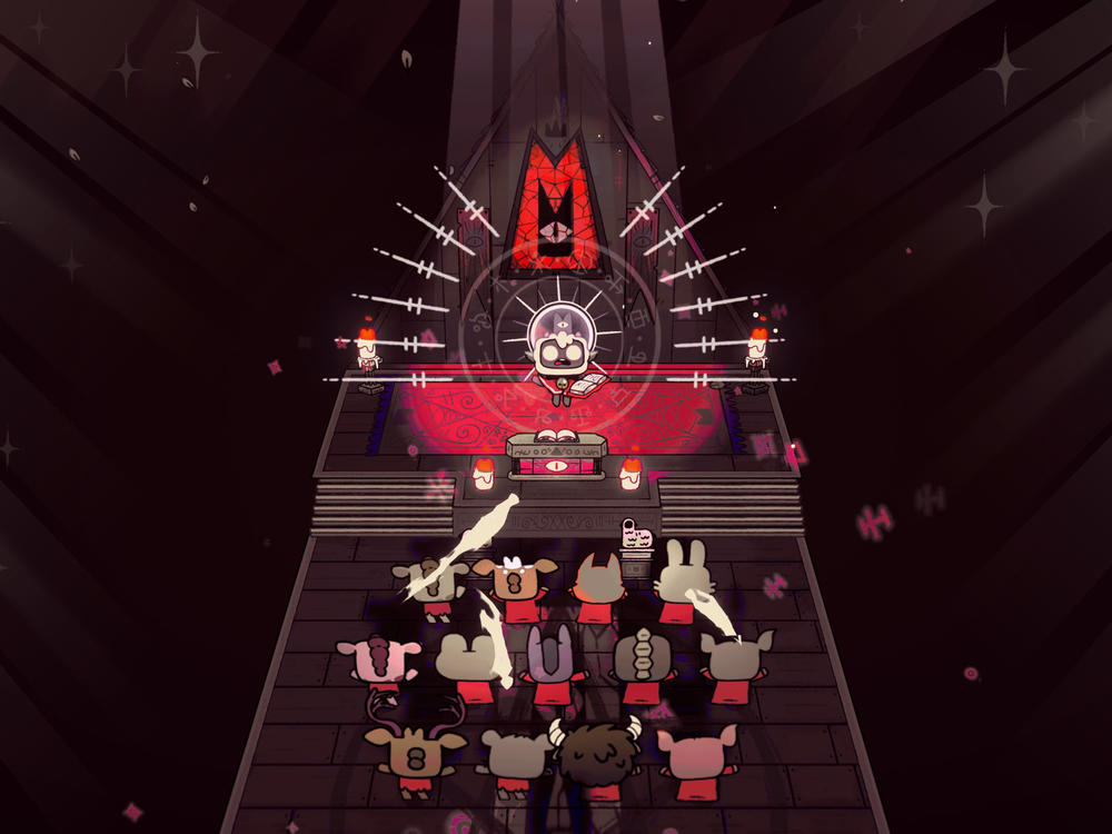 Gameplay from <em>Cult of the Lamb</em>