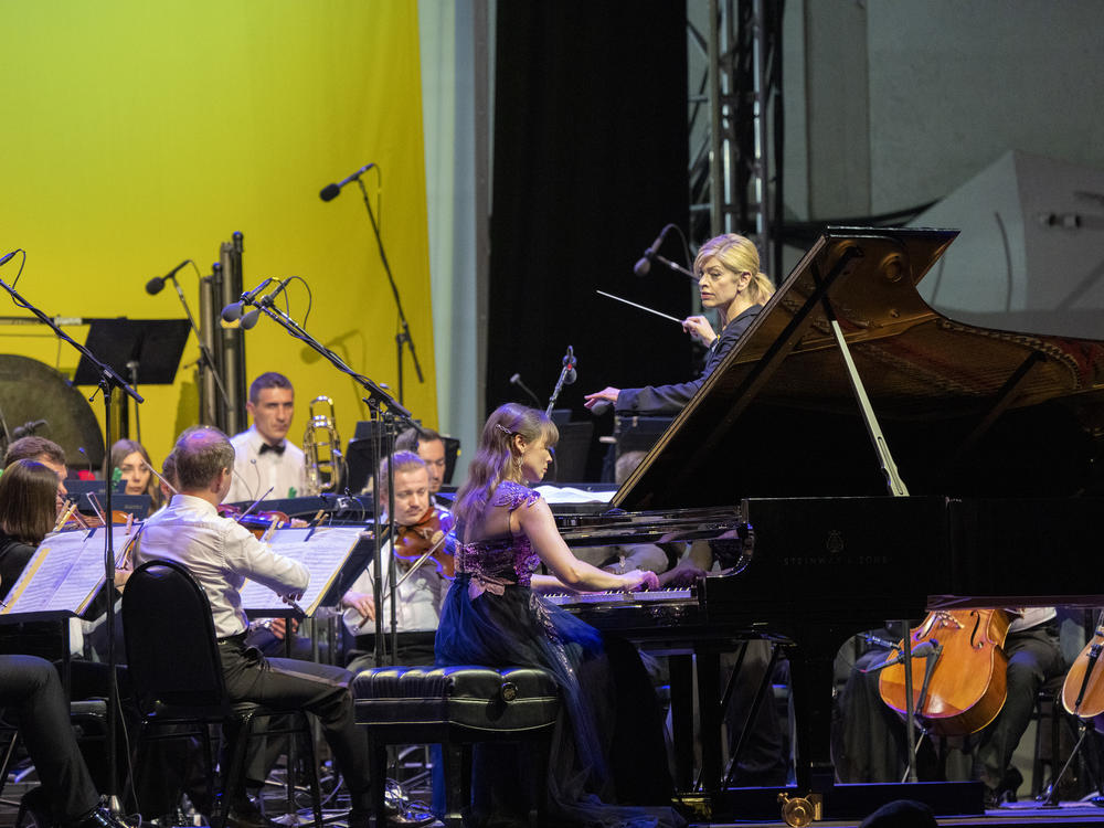 Canadian-Ukrainian conductor Keri-Lynn Wilson had the idea to form the ensemble several months into the war.