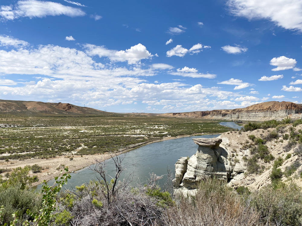 The coal plant sources its water by pipeline from the Green River, a tributary of the shrinking Colorado River.