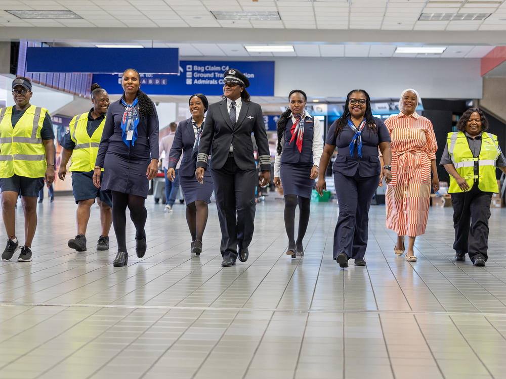 In honor of the 100th anniversary of Bessie Coleman, the first Black woman to earn a pilot's license, American Airlines operated a flight out of Dallas with an all-Black, all-female crew.