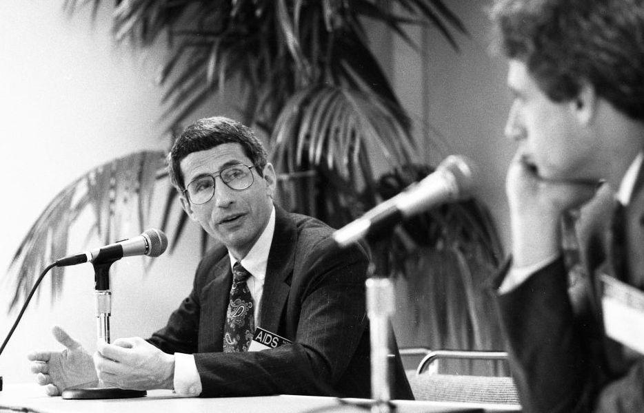 Dr. Fauci served as a panelist at the National AIDS Update Conference on Oct. 12 1989 at the San Francisco Civic Auditorium in San Francisco, Calif.