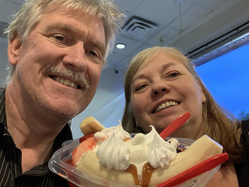 Brad and Susan Wall have been together for 35 years.