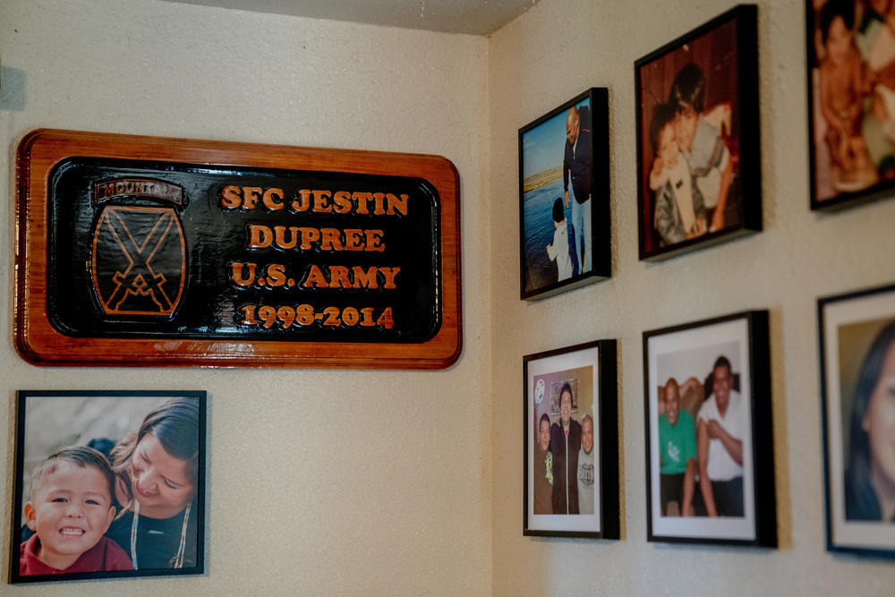 Jestin Dupree was born in Poplar, Mont., on the Fort Peck Indian Reservation but left to serve in the U.S. Army from 1998 to 2014. He eventually returned to the reservation when his daughter called him and said, 