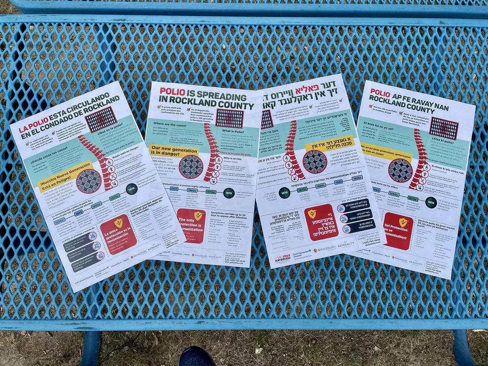 This carefully-worded and designed infographic from Rockland County, NY describes — in English, Spanish, Haitian Creole, and Yiddish — what polio is and that immunization is the best way to protect yourself and others.