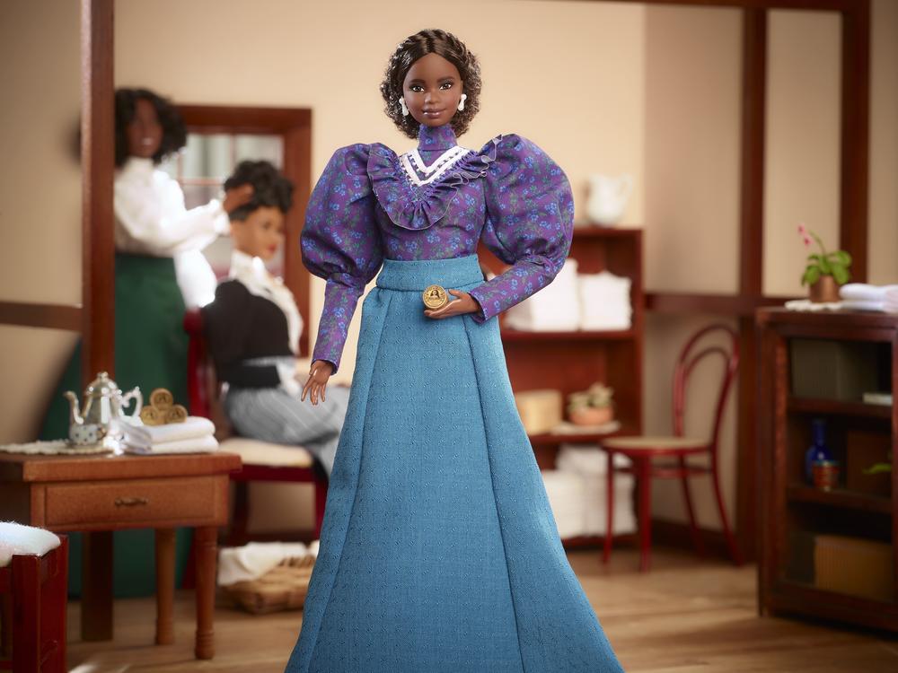 Madam C.J. Walker is the latest woman to join Barbie's Inspiring Women collection. Walker's great-great-granddaughter worked with Barbie to incorporate details from the pioneering businesswoman's life.