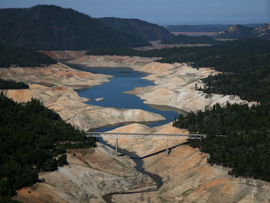 Data centers have become integral to a global economy that's powered by digital information. However, many of the facilities depend on water to keep from overheating. That is further straining water resources in places like California, where Lake Oroville is almost dry due to severe drought that's being fueled by climate change.