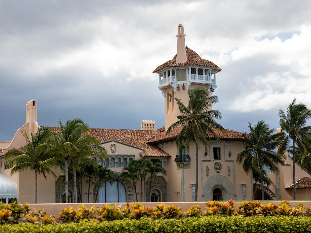 Mar-a-Lago is seen Aug. 16, 2022, a week after the FBI searched the home of former President Trump in Palm Beach, Fla., for classified documents.