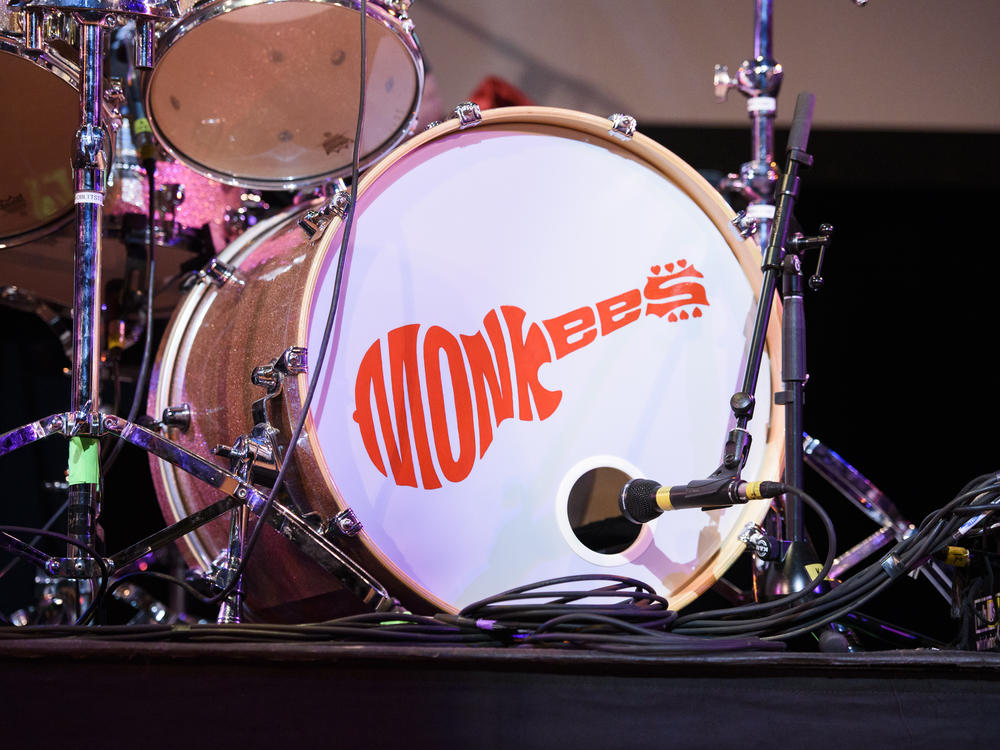 A view of the drumkit during The Monkees performance live on stage on June 1, 2016 in New York City. The last surviving member of the band, Micky Dolenz, sued the FBI in order to get any files on him or his late bandmates.