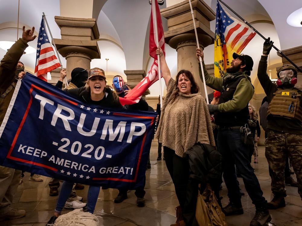 Supporters of former President Donald Trump stormed the Capitol on Jan. 6, 2021, as Congress tallied electoral votes.