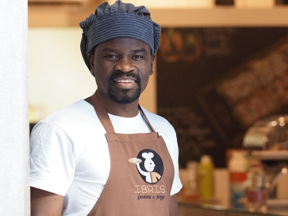 Ibrahim Songne, an immigrant from Burkina Faso, opened a pizza spot called IBRIS in the Italian town of Trento. He overcame local prejudices — and now has been named to a list of the world's top 50 pizzerias.