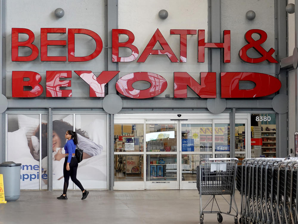 A Bed Bath & Beyond store is seen on June 29 in Miami, Fla.