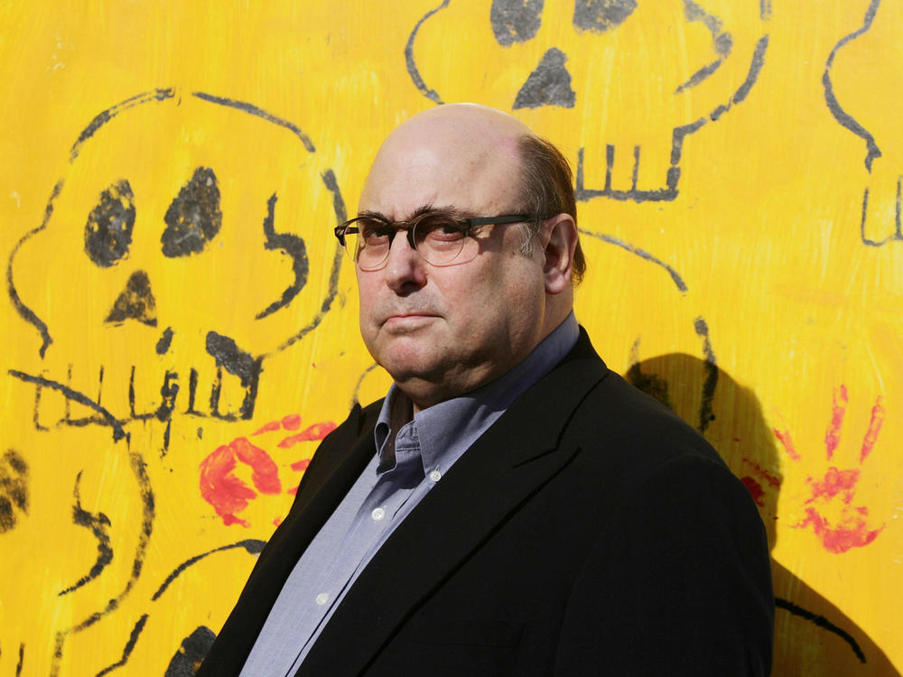 Author Peter Straub at St. Paul's School in London, when he was collaborating with the Aurora Orchestra for their touring show 