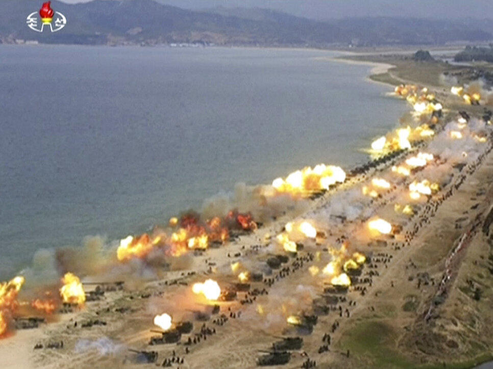 An image made from a 2017 broadcast by North Korea's KRT shows what was said to be a 