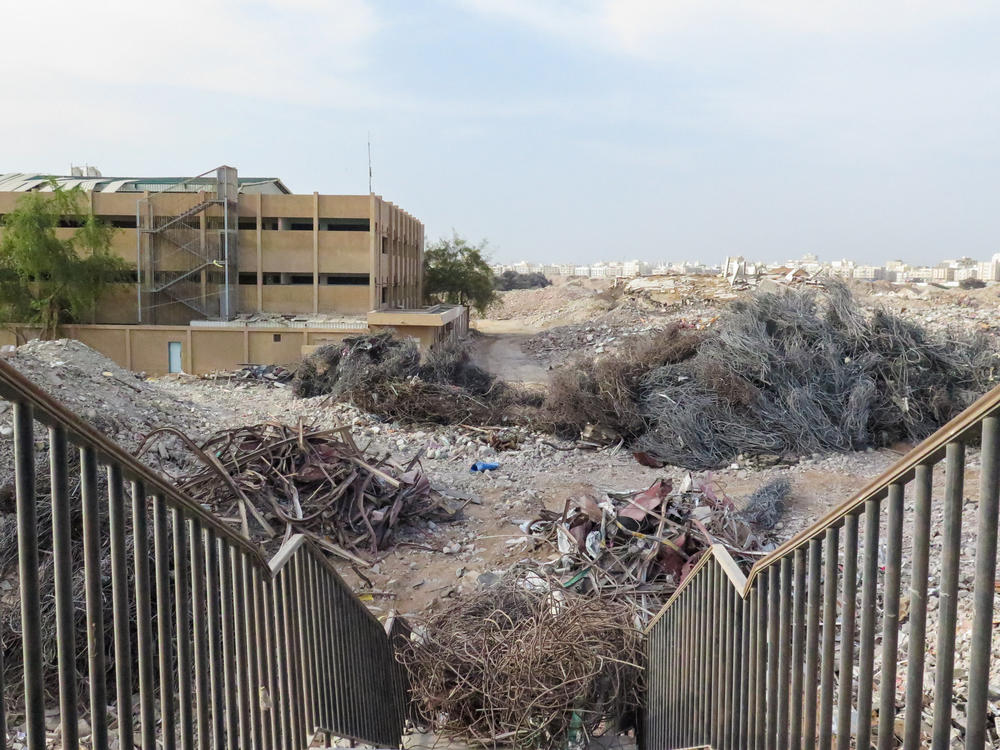A demolished section of Jeddah, Saudi Arabia, on July 19.