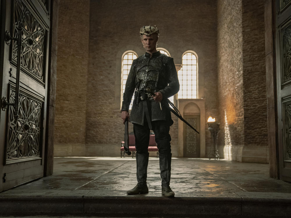Daemon (Matt Smith) is crafty; his crown, however, is artsy-crafty.