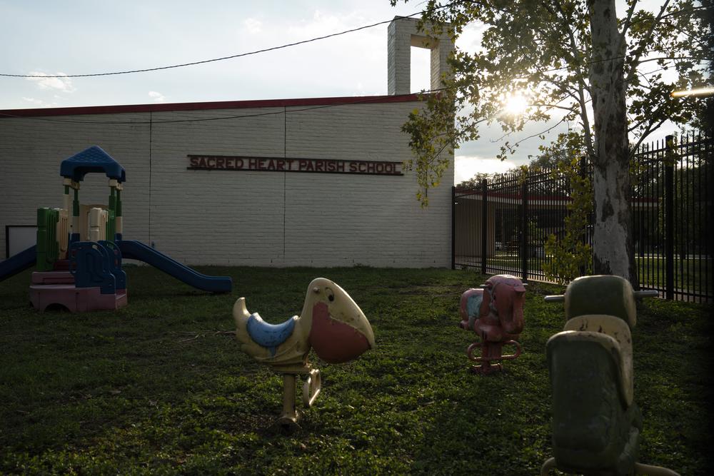 Some of the survivors of the shooting are now attending Sacred Heart in Uvalde.