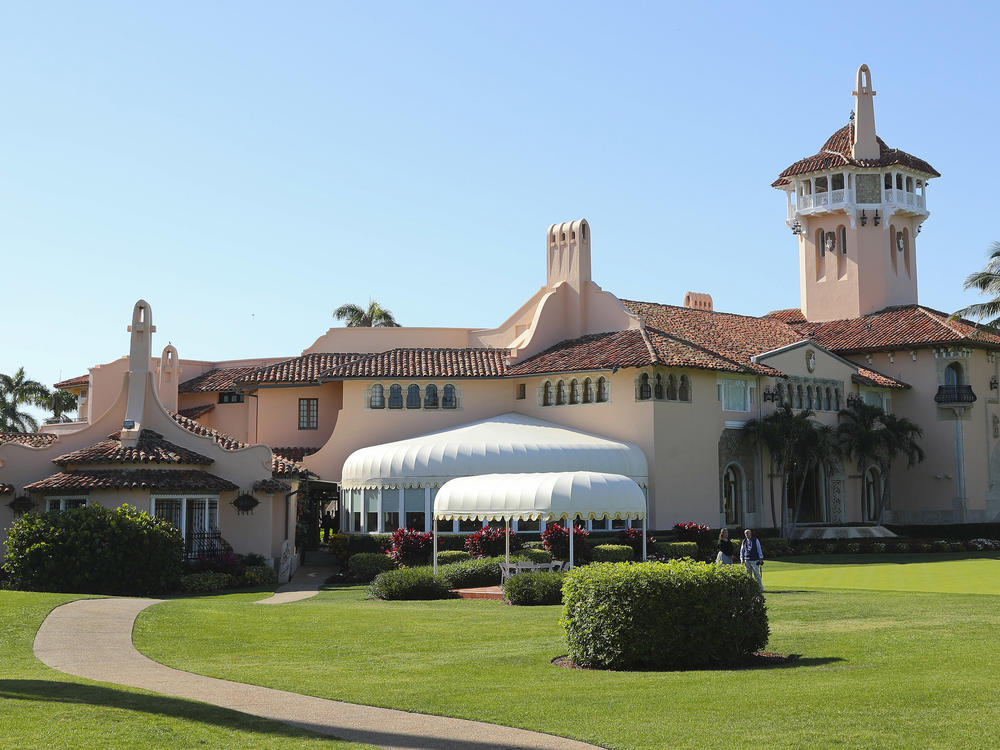 President Donald Trump's Mar-a-Lago estate, pictured in Palm Beach, Fla., in 2018.
