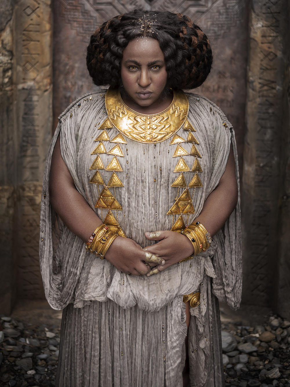 Sophia Nomvete as Princess Disa in Rings of Power.