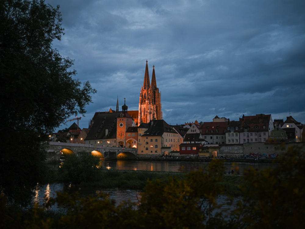 Regensburg Cathedral, where the Regensburger Domspatzen choir performs, on July 14, 2021.