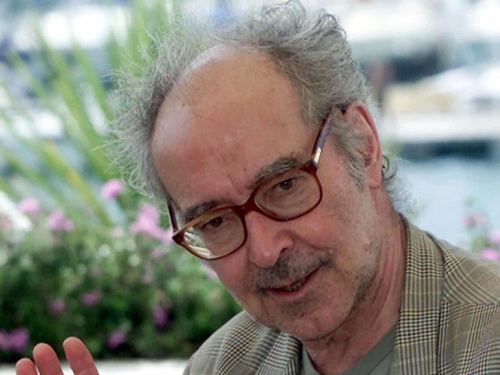 Godard in Cannes in 2001.