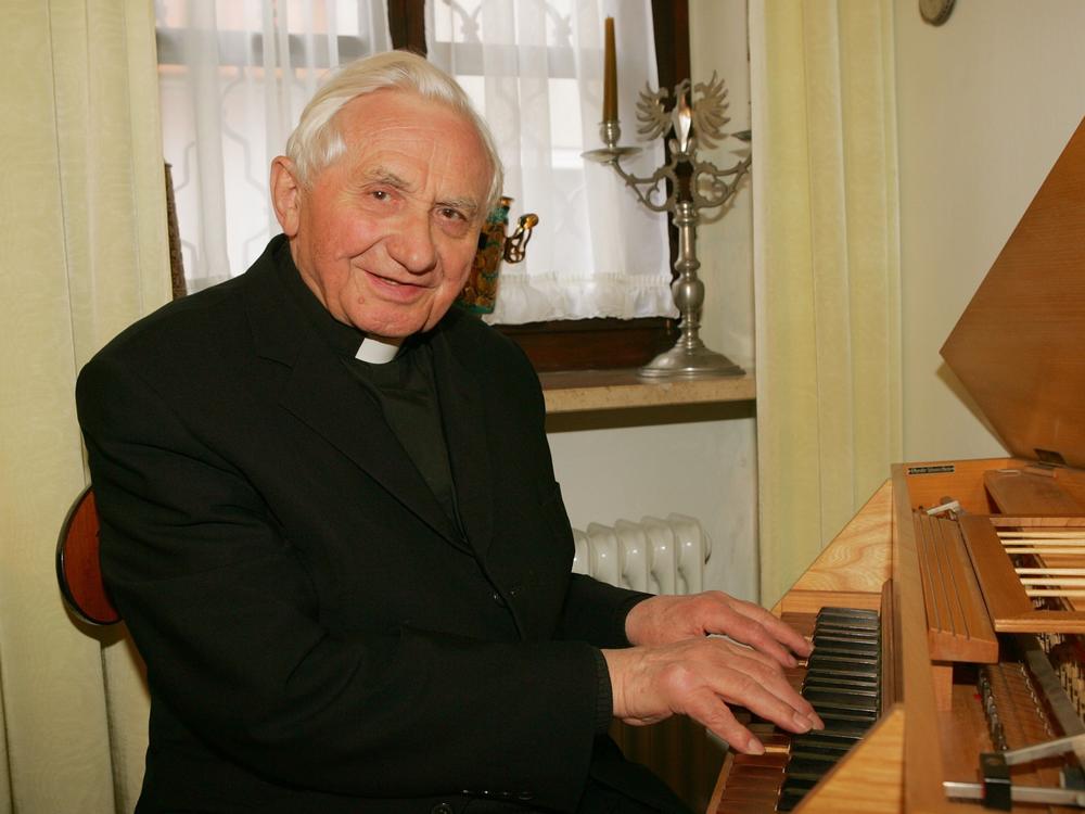 Georg Ratzinger at home in Regensburg on April 19, 2005.