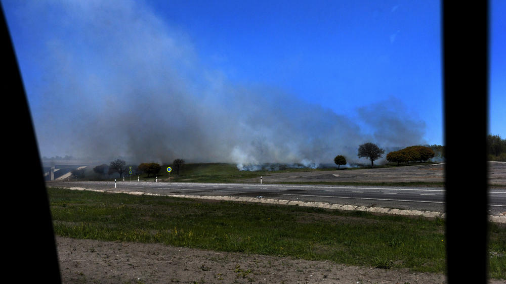 Russian shelling at Feldman Ecopark on May 5. Zoo volunteer Denis Selevin, 15, was killed as rescuers were working to evacuate animals when the shelling began.