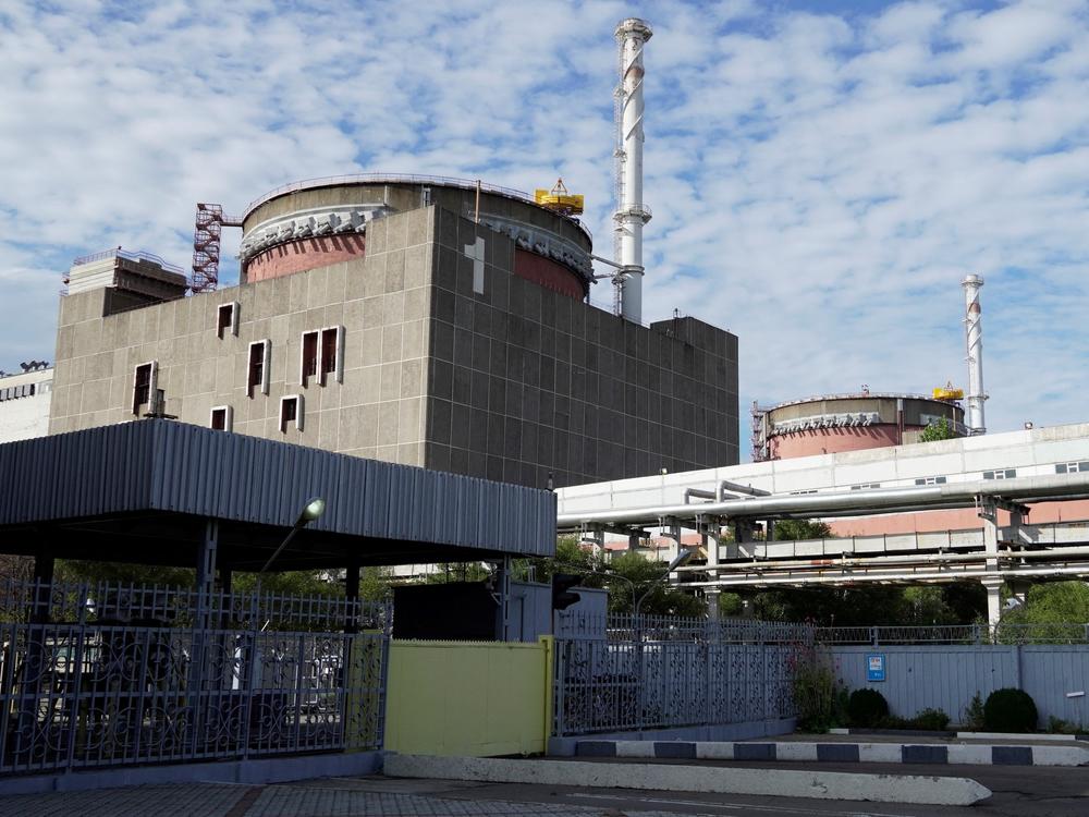 The Zaporizhzhia Nuclear Power Plant in Enerhodar on Sunday. It is the largest nuclear power plant in Europe and among the 10 largest in the world.