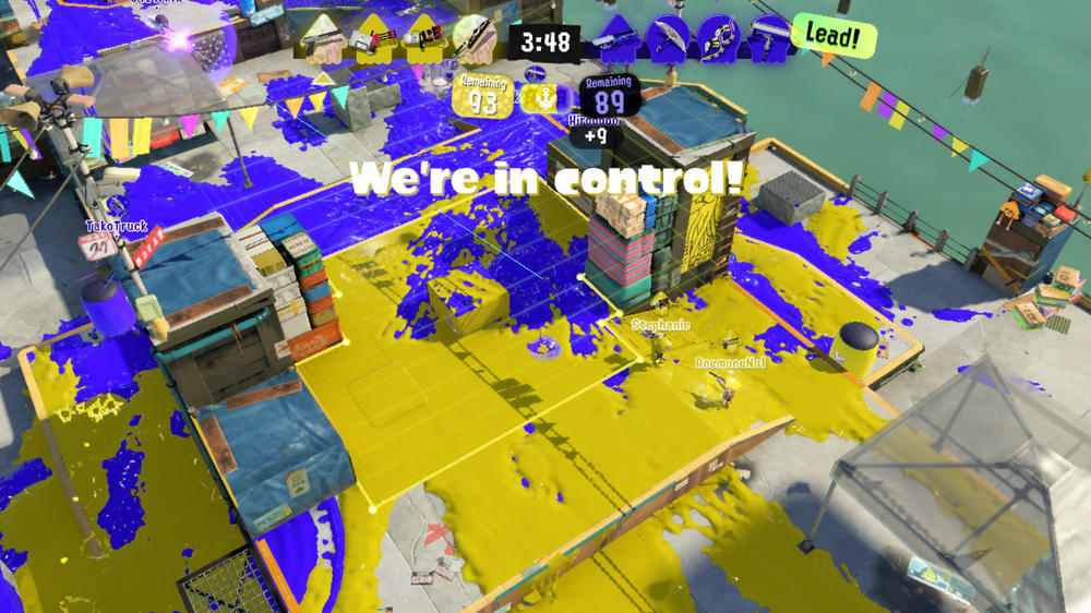 Games are won based on which team's ink covers the most territory.