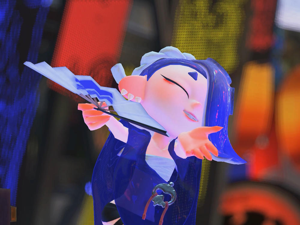 Shiver, one of the headlining idols of 'Splatoon 3.'