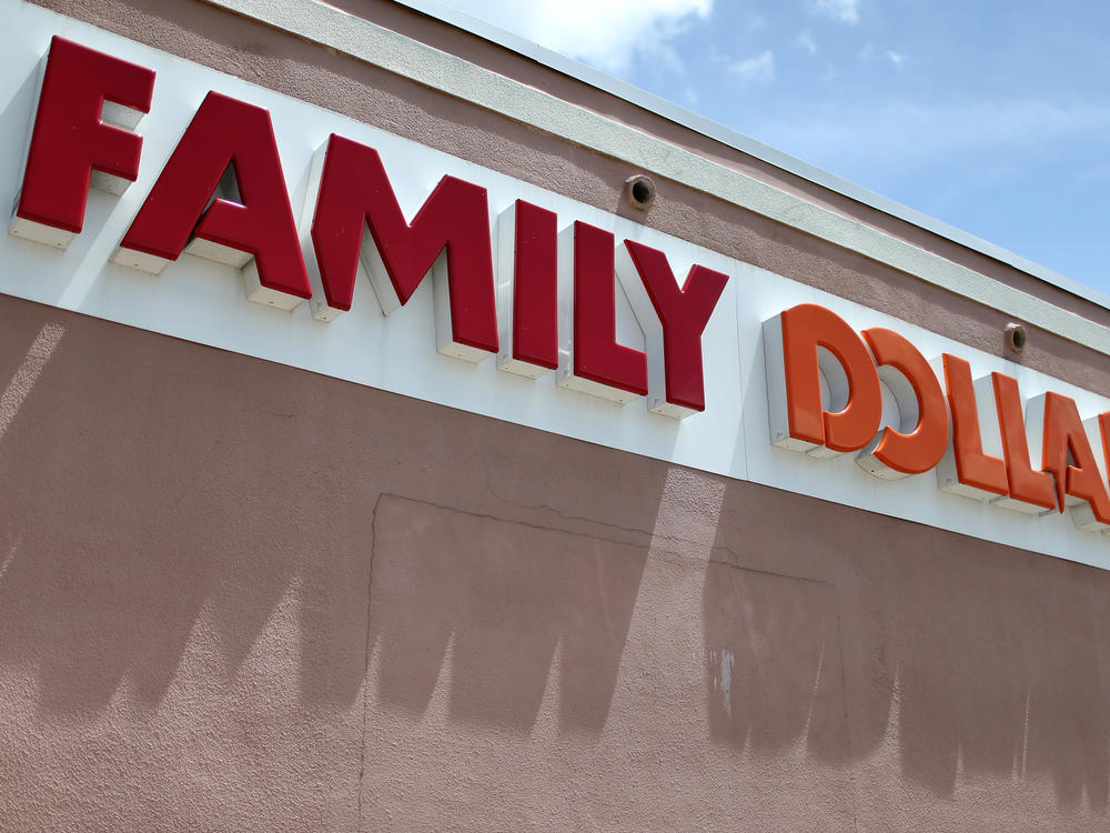Family Dollar says it is recalling six Colgate products sold at stores across 11 different states because of the products being stored outside of recommended temperature requirements. Here, a Family Dollar store is seen on July 28, 2014 in Hollywood, Fla.