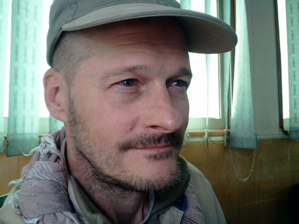 This undated photo shows Mark Frerichs, a U.S. veteran and civilian contractor who was released by the Taliban after being held more than 2 years in Afghanistan, part of an apparent prisoner swap.
