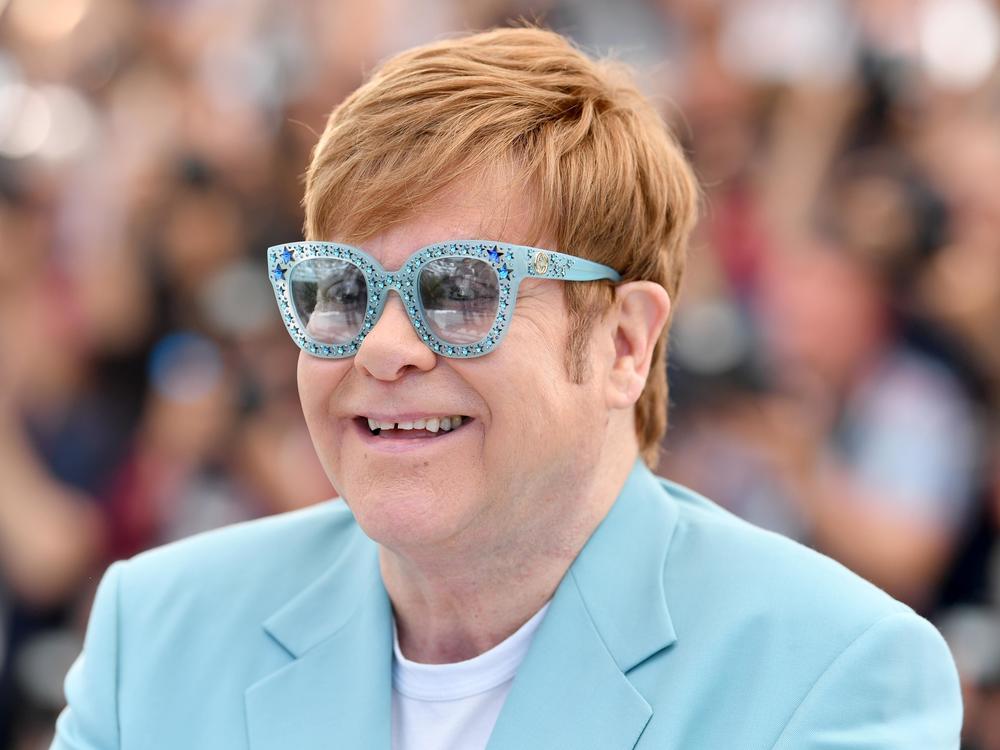 Elton John attends the photocall for the movie 