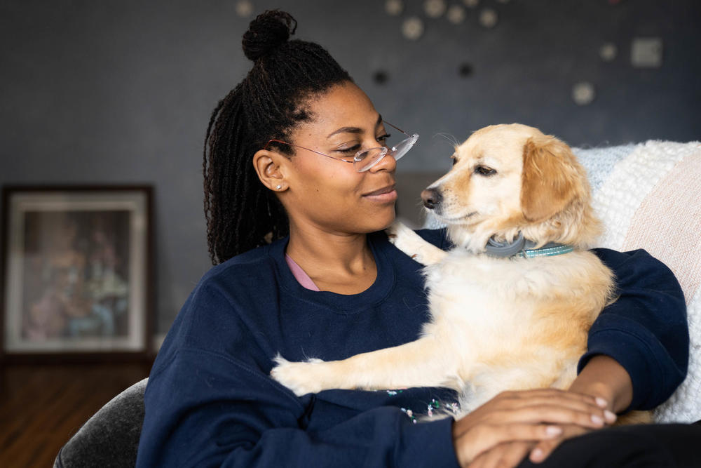 Revere's mother died in March, after six years of living with Alzheimer's. Revere received an outpouring of support from the community on TikTok — people who had watched her videos and connected with her and her mom. Now, Revere is figuring out who she is after years of caregiving. Her dog Dewey has made appearances in her TikTok videos.