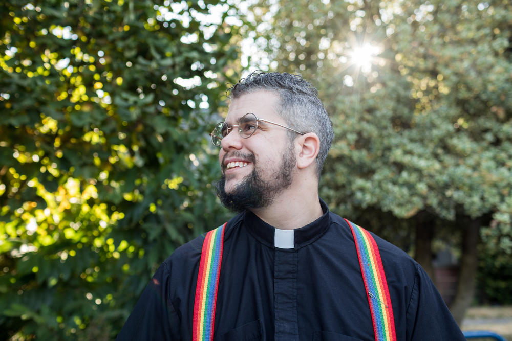 Reverend AJ Buckley serves as associate rector at St David of Wales Episcopal Church and on the Diocese of Oregon's task force implementing changes and education around gender issues.