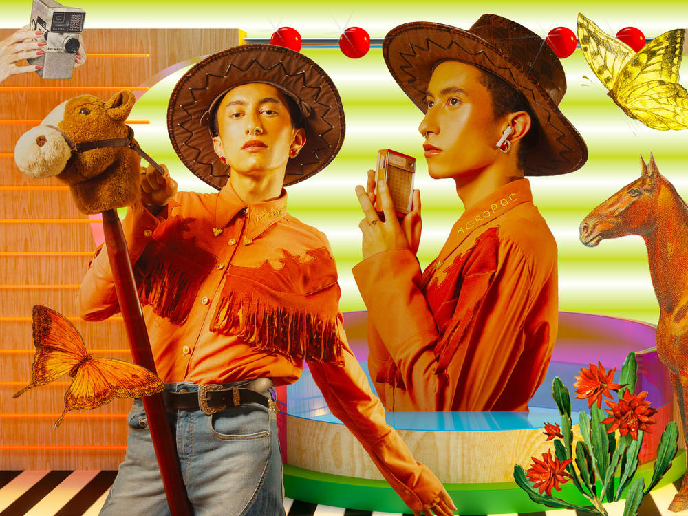 In his queer reworking of <em>sertanejo</em>, Gabeu flips the image of the macho cowboy on its head.