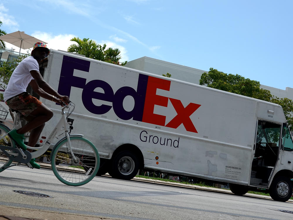 FedEx's stock price sank after it warned investors its performance suffered last quarter.