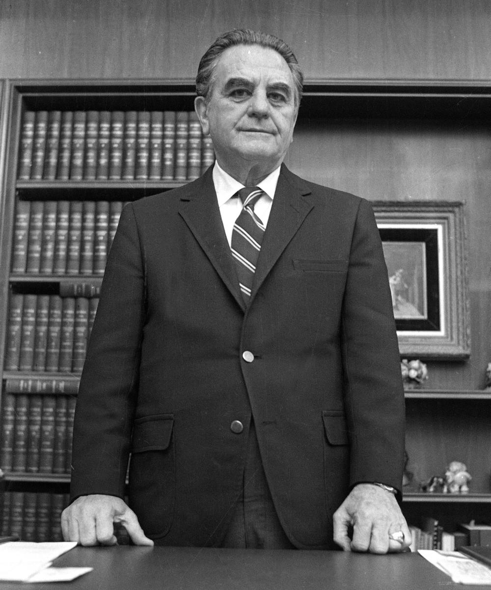 U.S. District Court Judge John Sirica in his office in Washington on Jan. 31, 1973.